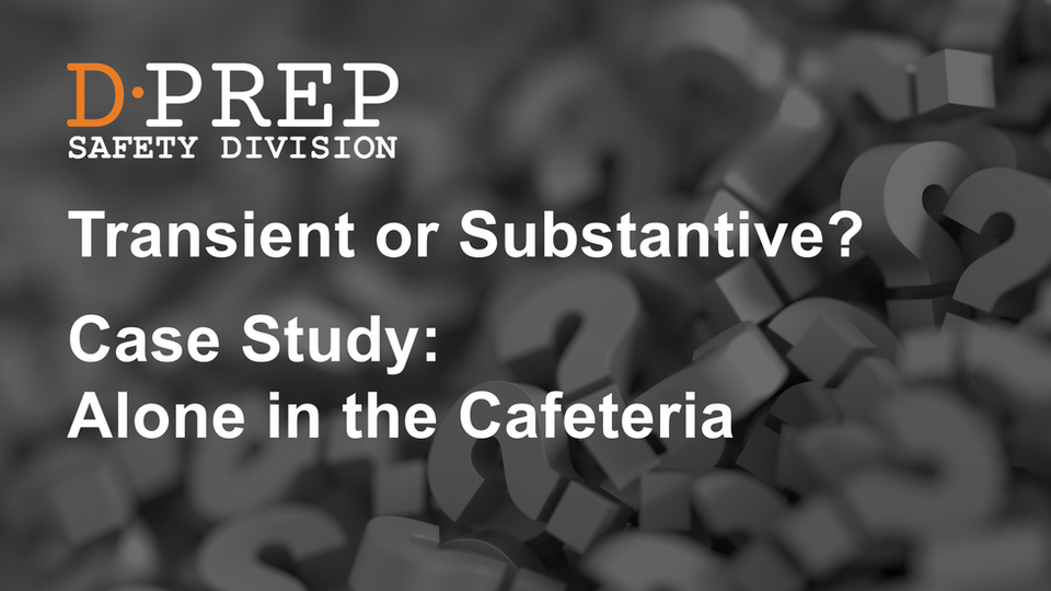 Case Study: Alone in the Cafeteria